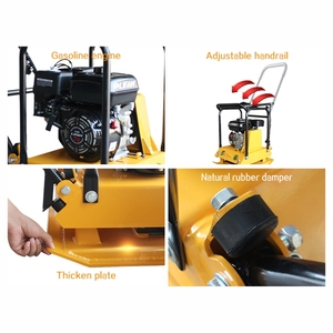 भारी शुल्क कंक्रीट वाइब्रेटर रेत रोड वाइब्रेटर प्लेट कम्पेक्टर हैंडहेल्ड पृथ्वी हाइड्रोलिक प्लेट संकलनकर्ता - Product Image 6