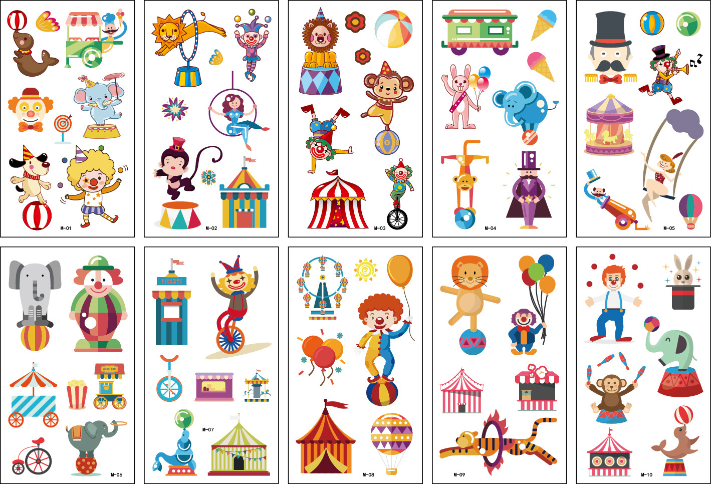 Circus -10pcs/bag