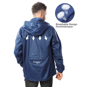 China Factory OEM Good Price Navy Cycling <strong>Jacket</strong> <strong>Men</strong> Waterproof <strong>Running</strong> <strong>Jacket</strong> - Product Image 2