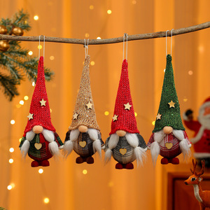 New <b>small</b> foam faceless old man figurine, pendant, <b>ornament</b>, Christmas tree decoration, hanging <b>ornament</b>, doll - Product Image 1