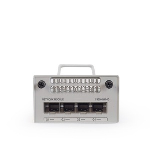 Módulo de Switch de Red Óptica Gigabit SFP+ 4 x 1GE Serie 9300 C9300-NM-4G de Venta Caliente 2026 con Soporte Apilable SNMP QoS - Product Image 1