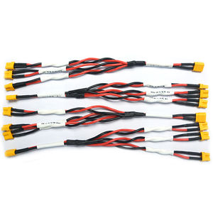 Кабельные сборки OEM на заказ с разъемами XT60H-F (гнездо) и коннекторами <span class=keywords><strong>XT60</strong></span>, с силиконовым кабелем 12AWG, для литиевых аккумуляторов - Product Image 6
