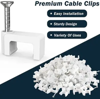 Clip de câble plat 10 mm de haute qualité, meilleur prix, outils de fixation, emballage en sac plastique, multi-spécifications