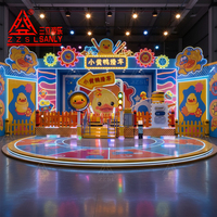 Train électrique d'intérieur durable pour enfants, modèle de train en fibre de verre, plastique, métal, acier, aluminium pour parc d'attractions et sports