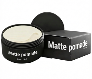 Cire coiffante mate OEM à faible brillance <span class=keywords><strong>pour</strong></span> hommes, texturisant capillaire léger, ajoute volume et définition, tenue moyenne flexible - Product Image 1