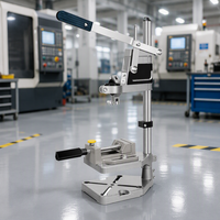 Support de table multifonctionnel portable pour meuleuse d'angle électrique en aluminium, avec laser de nivellement intégré, idéal pour le bricolage et l'OEM