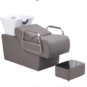 Sillón de Lavado de Cabello de Cuero Sintético de Alta Calidad con Esponja Cerámica, Duradero, en Oferta, para Salones de Belleza, Barberías y Spas - Product Image 2