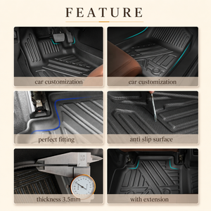 Pré-vente Nouveau Tapis de Sol de Voiture 3D 5D en TPE, Épaisseur 3,5 mm, 4 Pièces, Compatible avec Avanza Veloz <span class=keywords><strong>2022</strong></span> - Product Image 3