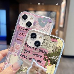 Cover per Telefono in TPU Morbido con Design di Gatti Carini, Vendita all'Ingrosso, Diversi Modelli Disponibili - Product Image 5