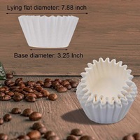 155MM 커피 필터 종이-드립 타입 커피 컵 공급업체 185MM 웨이브 타입 케이크 볼 타입 필터 컵 필터가 있는 커피 컵