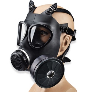 CE CBRN Silicone Industrial Panorama Respirador Reutilizável ABEK Filtro Químico Anti Tóxico Nuclear Full Face Máscara de Gás para Fumaça - Product Image 2
