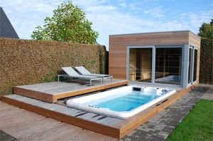 Thương hiệu thiết kế mới di chuyển tầng tự động trượt hồ bơi Bìa/boong không thấm nước cho hồ bơi ngoài trời - Product Image 2