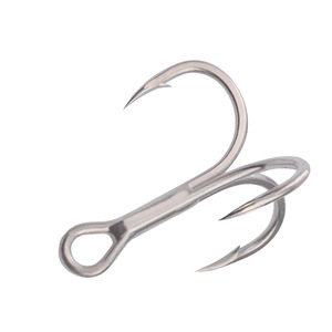 Hameçon triple à ardillons NEWMAJOR 3X Strong 2 # -10 #   Hameçon de <span class=keywords><strong>pêche</strong></span> en acier à haute teneur en carbone <span class=keywords><strong>pour</strong></span> eau salée, <span class=keywords><strong>pour</strong></span> <span class=keywords><strong>la</strong></span> <span class=keywords><strong>pêche</strong></span> au bar et à <span class=keywords><strong>la</strong></span> truite, de remplacement - Product Image 5