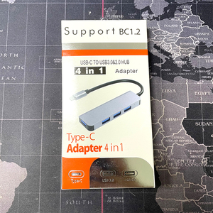 Type-C Hub Multiport Adapter 4 Trong 1 Không Gian Di Động Nhôm <span class=keywords><strong>Dongle</strong></span> Với 4 Cổng <span class=keywords><strong>USB</strong></span> Tương Thích Máy Tính Xách Tay <span class=keywords><strong>Tablet</strong></span> Điện Thoại - Product Image 6