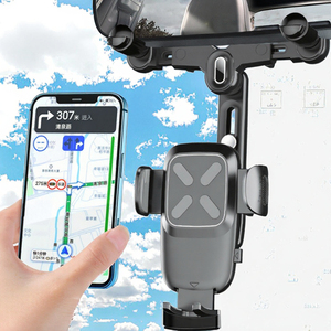 2025 <span class=keywords><strong>Amazon</strong></span> vente chaude 360 support de <span class=keywords><strong>téléphone</strong></span> de voiture rotatif <span class=keywords><strong>téléphone</strong></span> portable stable avec support d'enregistreur de conduite de rétroviseur en plastique - Product Image 3