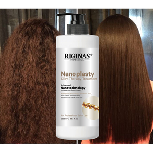 Traitement capillaire lissant à la kératine brésilienne Nano Protein de Riginas Wholesale pour <span class=keywords><strong>cheveux</strong></span> abîmés - Product Image 6