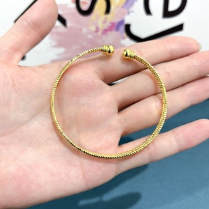 Jxx Wholesale Brass <b>24K</b> <b>Gold</b> Plated <b>Bracelets</b> Jewelry Women Bangle <b>Gold</b> <b>Bracelet</b> Copper Women <b>Bracelets</b> Jewelry - Product Image 5