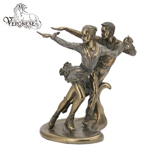 Figura Decorativa de Resina con Diseño de Caballo de Pólmel VERONESE, Artesanía de Resina, Bronce Fundido en Frío, Pintado a Mano - Product Image 5