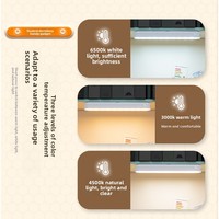 Lampe de bureau minimaliste moderne transfrontalière, LED rechargeable à télécommande, à fixation magnétique, protection oculaire, CRI élevé 80-89