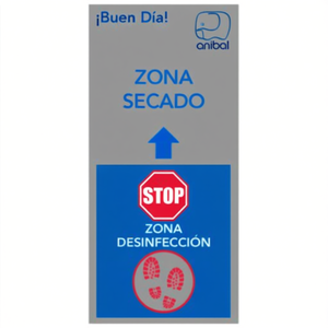 Tappetino da Bagno 85X180 Cm in Nylon Antiscivolo, Zona di Disinfezione, Tappeto per Pavimento - Product Image 2