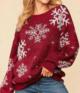 2026 Factory Custom New Snowman <strong>Christmas</strong> Sweater Snowflakes <strong>Christmas</strong> <strong>Jumper</strong> for <strong>Women</strong> - Product Image 2
