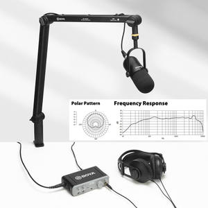 BOYA BY-DM500 XLR Microphone dynamique Studio Podcast Mic pour diffuser des voix en direct Enregistrement et blogging YouTube - Product Image 4