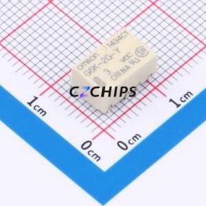 G6K2GYTRDC3 Signal Relay SMD,6.5x10mm Relay 3V 2 Changeover: 2C (DPDT-Changeover)::: 60V-DC/125V-AC Silver + Gold Plated - Product Image 1