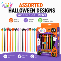 KAIX Emballage personnalisé OEM Ensemble de stylos gel Halloween 0,5 mm Pointe fine Stylos gel Halloween pour cadeaux promotionnels
