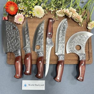 Cuchillo de Espiga <span class=keywords><strong>Completa</strong></span> Forjado a Mano, Cuchillo Japonés para Deshuesar, Cuchillos de Alta Calidad para Cortar Carne, Cuchillo Vikingo, Regalo de Navidad - Product Image 3