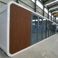 LDYZ Mobile Luxury Apple Cabin, maison conteneur CE moderne et respirante, structure en acier préfabriquée intégrée de 5,8 mètres carrés