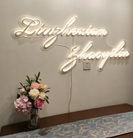 Enseigne néon LED personnalisée, logo ou nom sur mesure, décoration murale lumineuse pour mariage, demande en mariage, anniversaire, fête, décoration intérieure