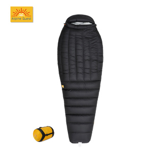 Ospite alpino ultraleggero 95% 850fp anatra imbottita sacco a pelo esterno campeggio freddo per dormire - Product Image 2