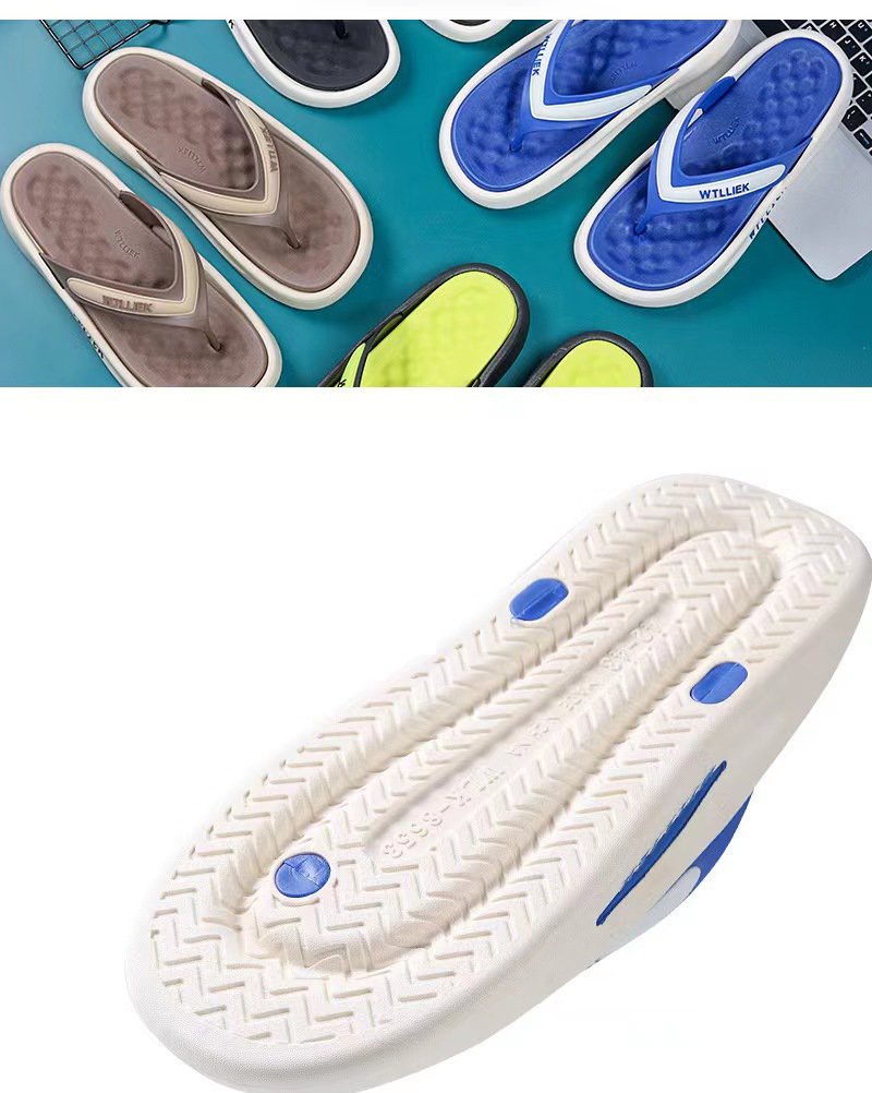 2023 Men's Flip-flops Slippers Non-slip Outdoor Sandals Clamp Slippers Boys Casual Beach Shoes
