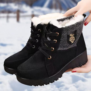 <span class=keywords><strong>Bottes</strong></span> d'hiver chaudes et antidérapantes pour femmes, avec patch emblème, pour les sorties quotidiennes, les tenues décontractées d'automne et d'hiver - Product Image 3