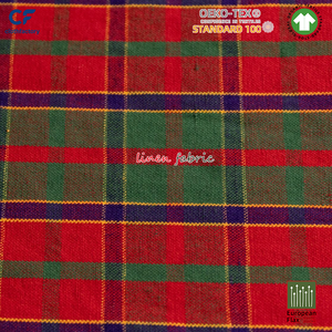 Tissu à carreaux écossais classique en coton et <span class=keywords><strong>lin</strong></span> teint en fil, motif tartan écossais, pour uniformes scolaires, textiles de maison et tissus de canapé - Product Image 4