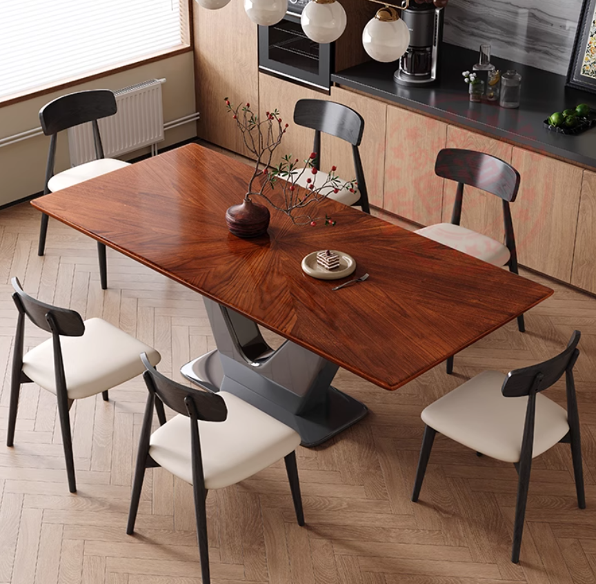 wood table and chairs for restaurant