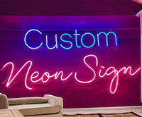 Enseigne de voiture néon LED illuminée en acrylique, forme personnalisable pour entreprises, extérieur