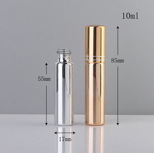 Flaconi Spray in Vetro Ricaricabili <span class=keywords><strong>da</strong></span> 10ml, Dispenser <span class=keywords><strong>da</strong></span> Viaggio per Cosmetici con Tappo in Alluminio Elettroplaccato - Product Image 6
