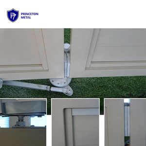 <span class=keywords><strong>Portail</strong></span> de garage urbain pliant en aluminium alliage 6063-T5, design moderne et plat, sur mesure, gain de place, confidentialité totale, directement de l'usine - Product Image 6