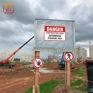 5.9X8.3in su geçirmez ve dayanıklı "giriş yok" uyarı işaretleri, şantiyelerde endüstriyel güvenlik işaretleri, proje giriş işaretleri - Product Image 4