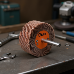 Roue à lamelles abrasives Ttake 50x10 mm, tige de 6 mm, grain 120 pour le meulage - Product Image 3