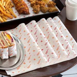 Feuilles de papier ciré biodégradables, écologiques, résistantes à la graisse et à l'huile, de qualité alimentaire, pour hamburgers, pizzas et sandwichs - Product Image 3