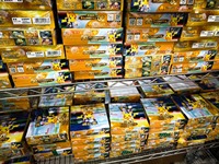 Version chinoise PIIKACHU 30ème Anniversaire Boîte de Collection Anime Magasin Salle de Diffusion en Direct Vente en Gros PTCG M6a Boosters 30ème Anniversaire