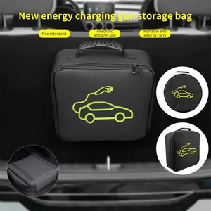 Bolsa de Almacenamiento para Cable de Carga de Vehículos Eléctricos, para Enchufes y Tomas de Cargadores de Vehículos Eléctricos, Impermeable, Ignífuga, Contenedor para Equipos - Product Image 2