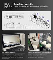 Máquina de Impresión de Logotipos de Una Sola Pasada Renovix con Alimentador Automático para Papel de Embalaje y Servilletas, Máquina de Impresión Personalizada, Máquina Impresora de Servilletas