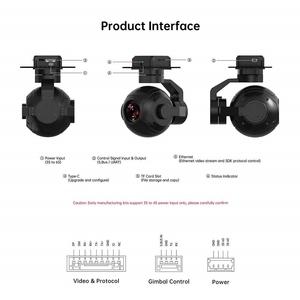 ZR10 Optical Zoom <b>Gimbal</b> <b>Camera</b> 2K 4MP 3 Axis Stabilization IP54 Waterproof For Professional UAV Use - Product Image 6