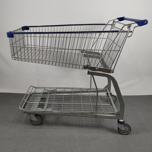 Metro Supermarket Style 145 litros Carrito de <span class=keywords><strong>la</strong></span> compra al por mayor con gran capacidad de carga - Product Image 3