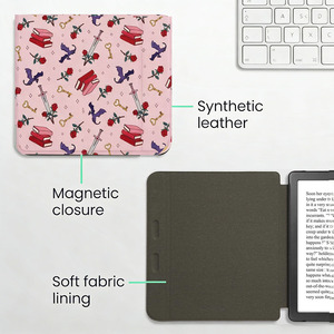 Funda Inteligente Personalizada OEM para <span class=keywords><strong>Kobo</strong></span> Libra 2, Lector de <span class=keywords><strong>Libros</strong></span> Electrónicos a Color, con Cierre Magnético Trasero y Soporte de Mano, Funda Protectora - Product Image 2