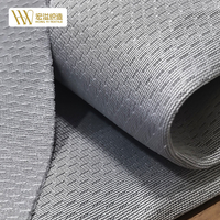Tissu en maille respirant 100 % polyester tricoté chaîne, couleurs personnalisées, directement de l'usine, pour empeignes et languettes de chaussures de course et de sport décontractées