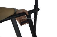 Double Tube Two-Layer Keyboard Stand, Non-Assembled, Adjustable, Heavy Duty